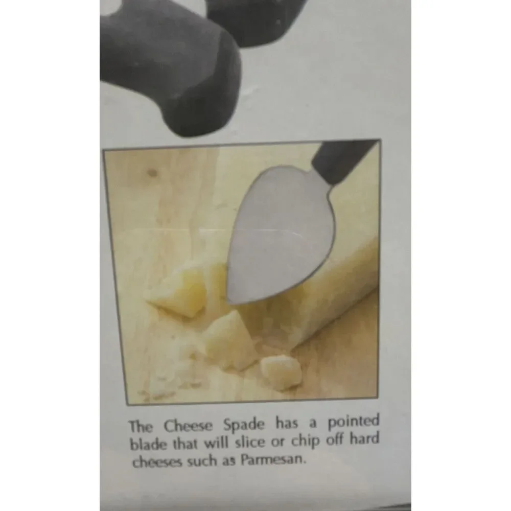 Farberware 5 Piece‎ Cheese Set Cutting Board Knife Appetizer Dinner Party